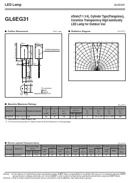 GL6UR31 Datasheet PDF Sharp Electronics