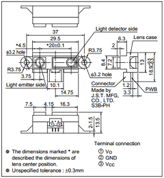 GP2D15 Datasheet PDF Sharp Electronics