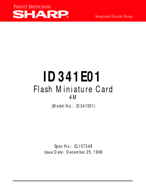 ID341E01 Datasheet PDF Sharp Electronics