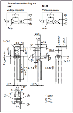 IS487 Datasheet PDF Sharp Electronics