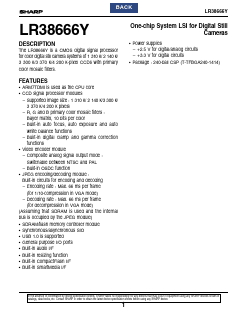 LR38666Y Datasheet PDF Sharp Electronics