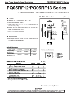 PQ09RF12 Datasheet PDF Sharp Electronics