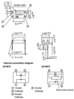 S21MT2 Datasheet PDF Sharp Electronics