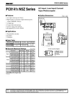 PC81410NSZ Datasheet PDF Sharp Electronics