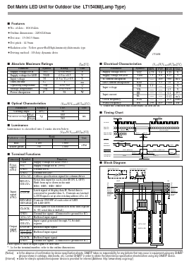 LT1540M Datasheet PDF Sharp Electronics