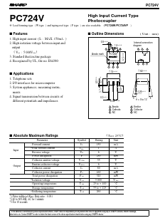 PC724VP Datasheet PDF Sharp Electronics