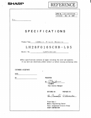 LH28F016SCSR-L12 Datasheet PDF Sharp Electronics