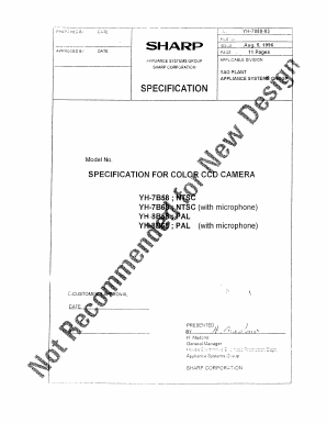 YH-7B58 Datasheet PDF Sharp Electronics