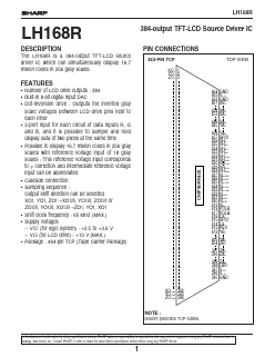 LH168R Datasheet PDF Sharp Electronics