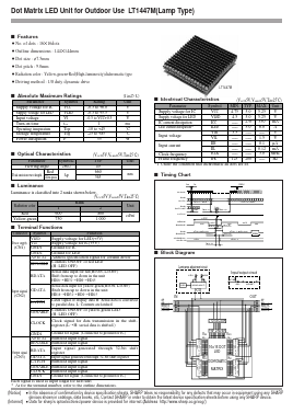 LT1447M Datasheet PDF Sharp Electronics