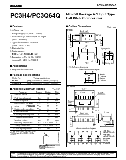 PC3H4 Datasheet PDF Sharp Electronics