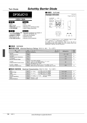 DF30JC10 Datasheet PDF Shindengen
