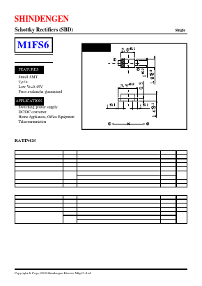M1FS6 Datasheet PDF Shindengen