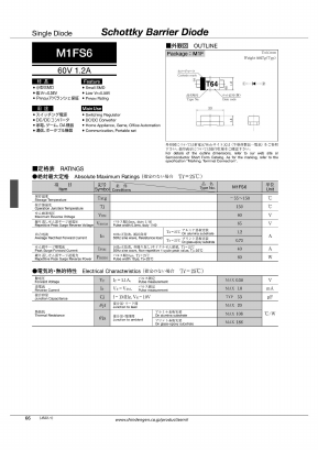 M1FS6 Datasheet PDF Shindengen