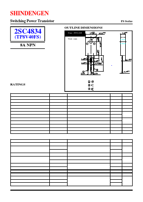 TP8V40FS Datasheet PDF Shindengen