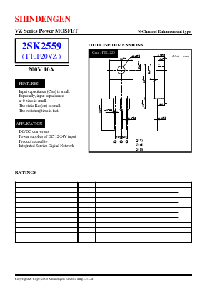 F10F20VZ Datasheet PDF Shindengen