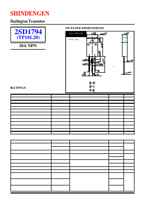 TP10L20 Datasheet PDF Shindengen