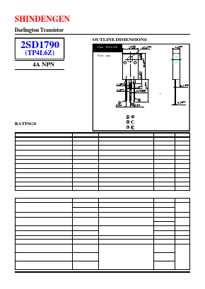 2SD1790 Datasheet PDF Shindengen