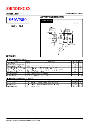 S50VB80_ Datasheet PDF Shindengen