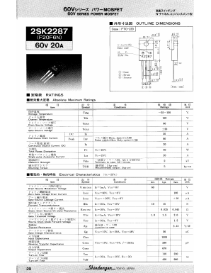 F20F6N Datasheet PDF Shindengen