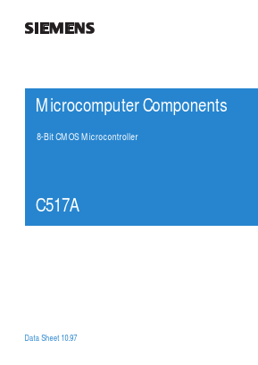 C517A Datasheet PDF Siemens AG