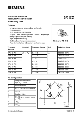 KPY62-AK Datasheet PDF Siemens AG
