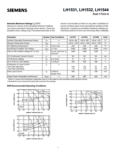 LH1522 Datasheet PDF Siemens AG