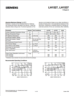 LH1547 Datasheet PDF Siemens AG