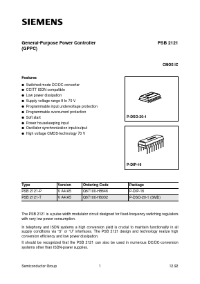 Q67100-H6032 Datasheet PDF Siemens AG