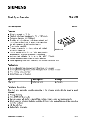 Q67100-H5038 Datasheet PDF Siemens AG