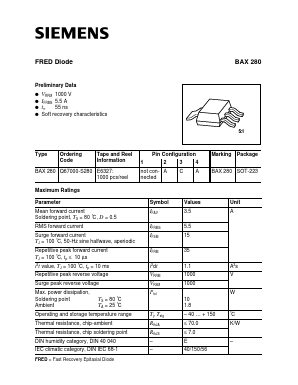 Q67000-S280 Datasheet PDF Siemens AG