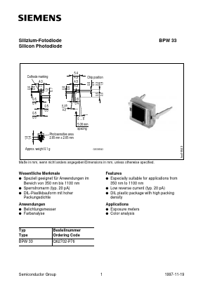Q62702-P76 Datasheet PDF Siemens AG