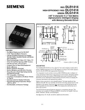 DLR1414 Datasheet PDF Siemens AG
