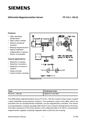 FP210L100-22 Datasheet PDF Siemens AG