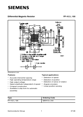 FP412L100 Datasheet PDF Siemens AG