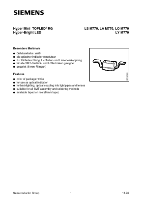 LAM776-Q Datasheet PDF Siemens AG