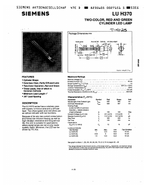 LUH370-GL Datasheet PDF Siemens AG
