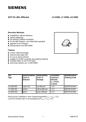 Q62703-Q1657 Datasheet PDF Siemens AG
