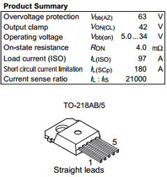 BTS550P Datasheet PDF Siemens AG