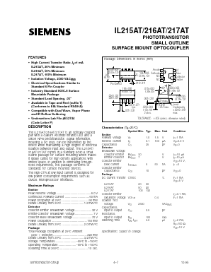 IL215AT Datasheet PDF Siemens AG