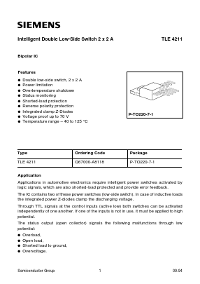 Q67000-A8118 Datasheet PDF Siemens AG