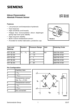 KPY52-AK Datasheet PDF Siemens AG