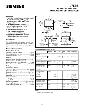 IL755B Datasheet PDF Siemens AG