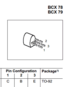 BCX78-VII Datasheet PDF Siemens AG