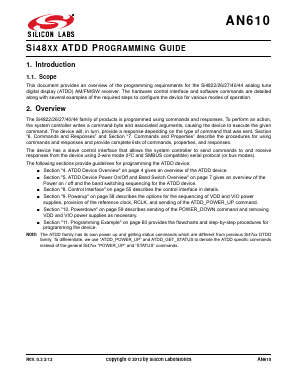 AN610 Datasheet PDF Silicon Laboratories