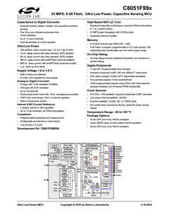 C8051F99X Datasheet PDF Silicon Laboratories