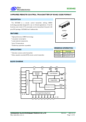 SC50462S Datasheet PDF Silan Microelectronics