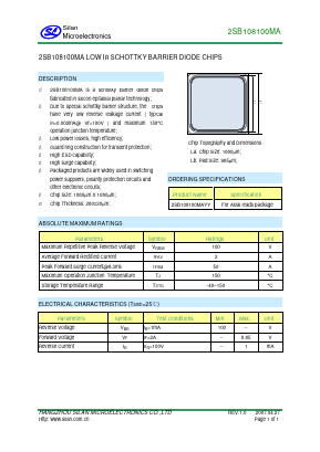 2SB108100MA Datasheet PDF Silan Microelectronics