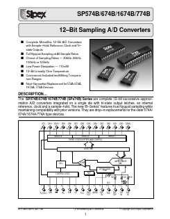 SP1674BS Datasheet PDF Signal Processing Technologies