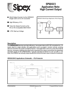 SP6642UEB Datasheet PDF Signal Processing Technologies